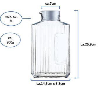 Kühlschrankkrug Quadro 2.0L